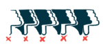 A row os thumbs pointing down in a sign of rejection is shown with an X beneath each thumb.