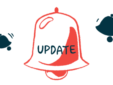 A large bell labeled 'update' in all capital letters is shown between two smaller, ringing bells.