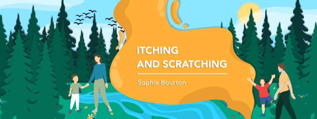 banner image for Sophie Bourton's column "Itching and Scratching"