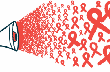 A megaphone spews a host of awareness ribbons.