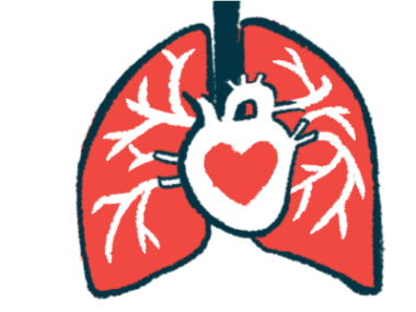 An illustration of the lungs and heart.